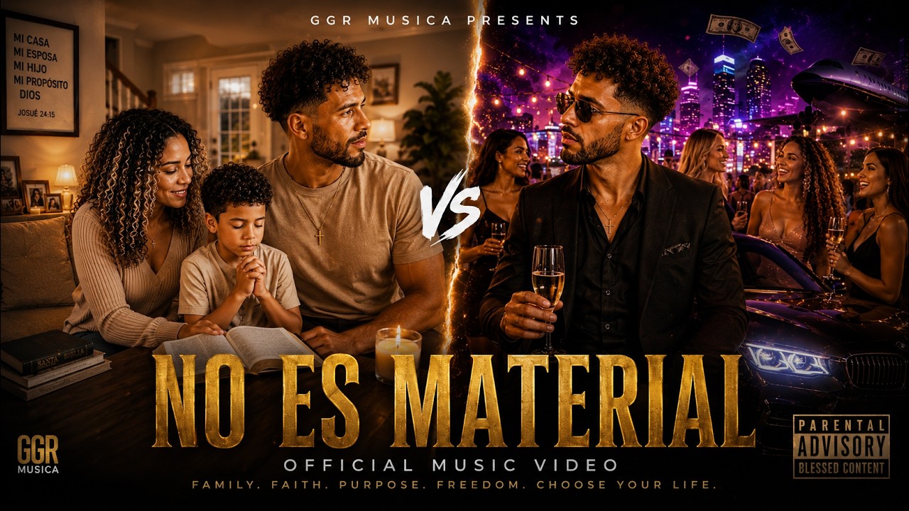 No Es Material official video artwork featuring Yoshuua